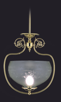1-Light Polished Brass Chancery Pendant (84|7801 PB)