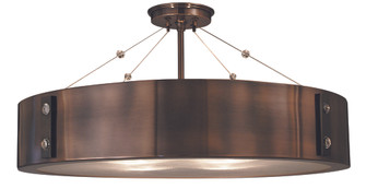 4-Light Roman Bronze/Ebony Oracle Flush / Semi-Flush Mount (84|5394 RB/EB)