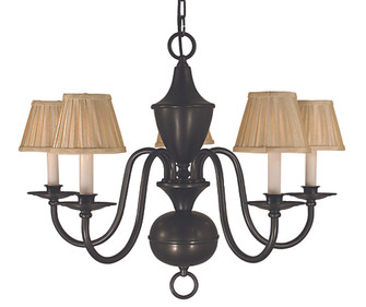 5-Light Polished Brass Jamestown Dining Chandelier (84|2535 PB)