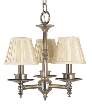3-Light Polished Silver Sheraton Mini Chandelier (84|2518 PS)