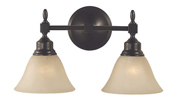 2-Light Brushed Nickel Taylor Sconce (84|2432 BN/WH)