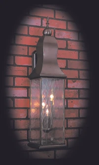 3-Light Mahogany Bronze Marquis Exterior Wall Mount (84|9268 MB)