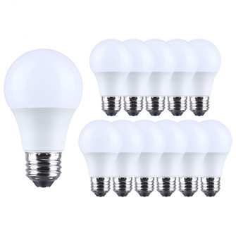 8.5W A19 80CRI 5000K 800LM E26 Plastic Non-Dim 12 Pack (27|S14321)