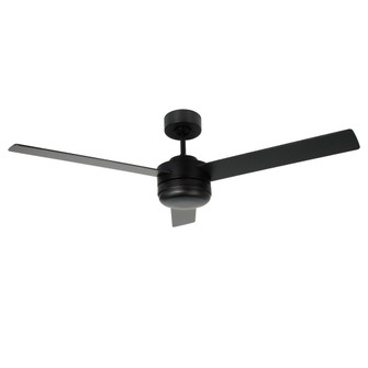 52'' 3-Blade 5CCT LED Ceiling Fan - Matte Black with Etched Lens (670|1100LED-MBK-MBK)