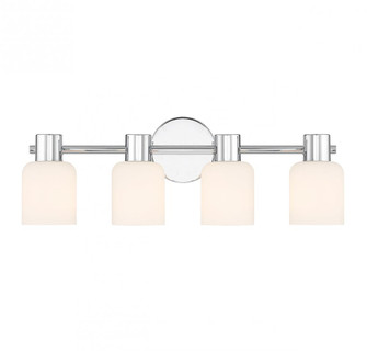 Strand 4-Light Bathroom Vanity Light in Chrome (641|L8-9022-4-11)