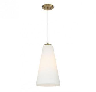 Christos 1-Light Pendant in Warm Brass (641|L7-5001-1-322)