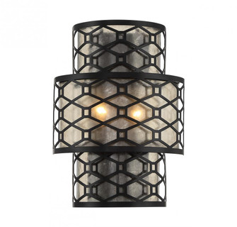 Mannheim 2-Light Wall Sconce in Matte Black (641|L9-6102-2-89)