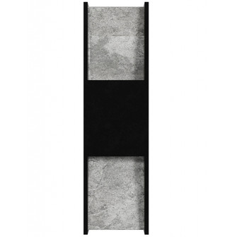Avenue Outdoor 18''H Rectangular Panel LED Wall Sconce in Black Natural Stone (4450|AV5618-BLK)