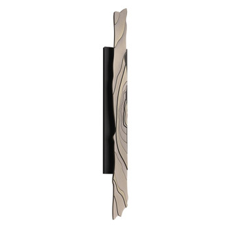 Avenue Outdoor 40''H Textured  3-CCT LED Wall Sconce in Dark Bronze/Faux Gold Woodgrain (4450|AV10033-DBZ)