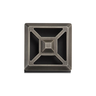 Avenue Outdoor 5''H Square 3-CCT LED Wall Sconce in Black/Bronze Grid Cover (4450|AV10016-ABB)