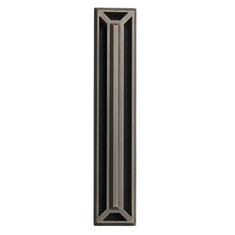 Avenue Outdoor 26''H 3-CCT LED Wall Sconce in Black/Bronze Grid Cover (4450|AV10015-ABB)