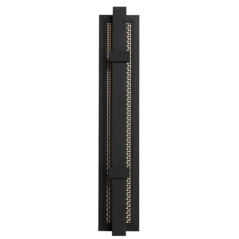 Avenue Outdoor 26''H 3-CCT LED Wall Sconce in Black/Mesh Back (4450|AV10011-BLK)