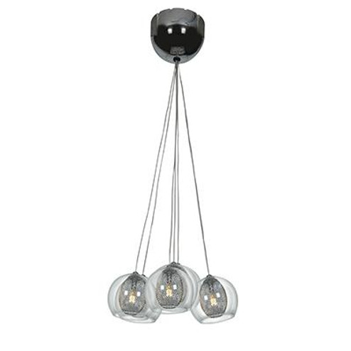 7 Light Cluster Pendant (7|52077-CH/CLR)