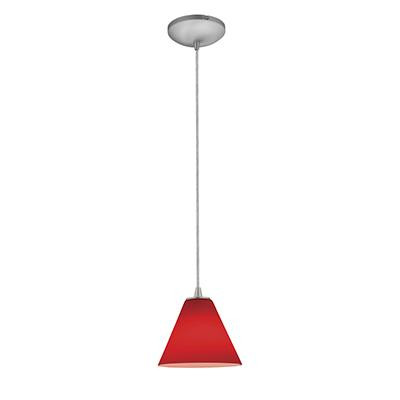LED Pendant (7|28004-3C-BS/RED)