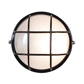1 Light Outdoor LED Bulkhead (7|20294LEDDLP-BL/FST)