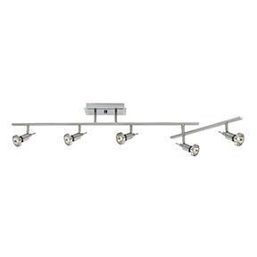 5 Light Adjustable LED Track (7|52042LEDDLP-BS)