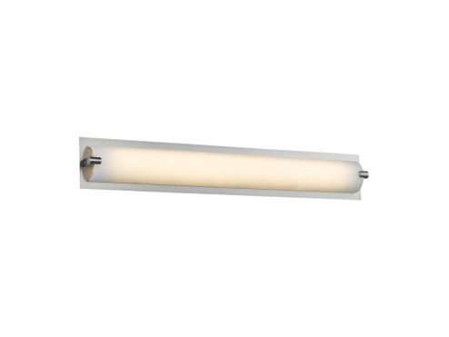 Cermack St. 16''  LED Resctangular  Vanity Bath Bar in Brushed Nickel with Frosted Glass (4450|HF1114-BN)