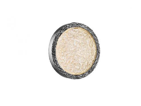 Bottega 10'' Round LED Wall Sconce in Polished Nickel (4450|HF5012-PN)