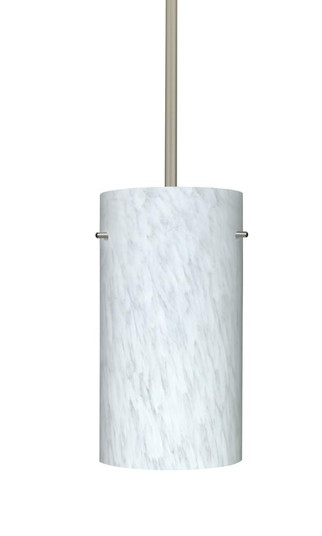 Besa Stem Pendant Stilo 12 Satin Nickel Carrera 1x150W Medium Base A21 (127|1TT-412019-SN)