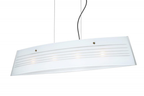 Besa Pendant Silhouette 36 Bronze Opal Cut 4x40W G9 (127|LS4-445510-BR)