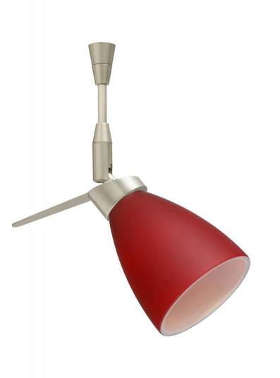 Besa Spotlight Andi Satin Nickel Red Matte 1x35W Halogen Mr11 (127|SP-504431-SN)