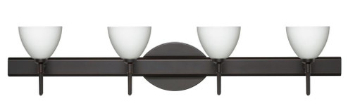 Besa Divi Wall 4SW Opal Matte Bronze 4x40W G9 (127|4SW-185807-BR)