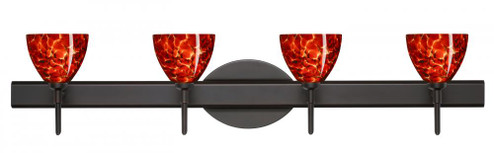 Besa Divi Wall 4SW Garnet Bronze 4x40W G9 (127|4SW-185841-BR)