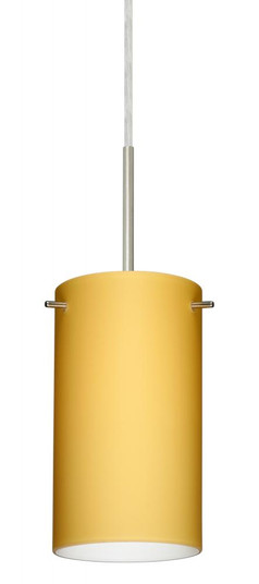 Besa Stilo 7 LED Pendant Vanilla Matte Satin Nickel 1x9W LED (127|1BC-4404VM-LED-SN)