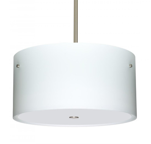 Besa Tamburo 16 Pendant Opal Matte Satin Nickel 3x11W LED (127|1KT-400807-LED-SN)