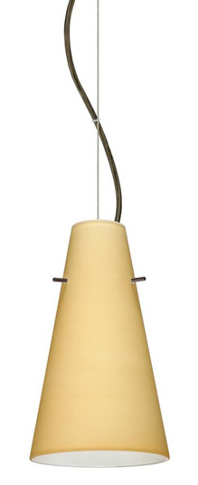 Besa Cierro LED Cable Pendant Vanilla Matte Bronze 1x9W LED (127|1KX-4124VM-LED-BR)