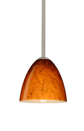 Besa Vila LED Pendant Habanero Satin Nickel 1x9W LED (127|1TT-4470HB-LED-SN)