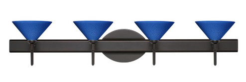 Besa Wall Kona Bronze Blue Starpoint 4x40W G9 (127|4SW-282484-BR)