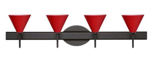 Besa Wall Kani Bronze Ruby Matte 4x40W G9 (127|4SW-5121RM-BR)