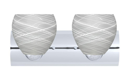 Besa Wall Bolla Chrome Cocoon 2x9W LED (127|2WZ-412260-LED-CR)