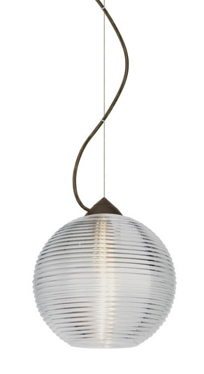 Besa Kristall 8 Pendant Bronze Clear 1x75W Medium Base (127|1KX-461600-BR)