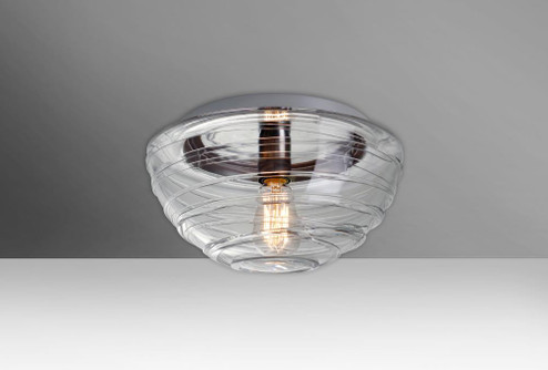 Besa Ceiling Wave 12 Clear 1x40W Edison (127|906261C-EDI)