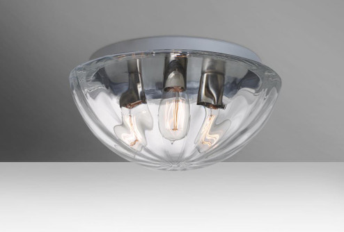 Besa Ceiling Pinta 15 Clear 3x40W Edison (127|906388C-EDI)