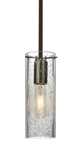 Besa, Juni 10 Stem Pendant, Clear Bubble, Bronze, 1x60W Medium Base (127|1TT-JUNI10CL-BR)