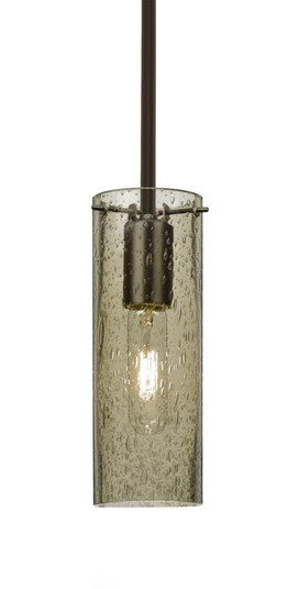 Besa, Juni 10 Stem Pendant, Latte Bubble, Bronze, 1x60W Medium Base (127|1TT-JUNI10LT-BR)