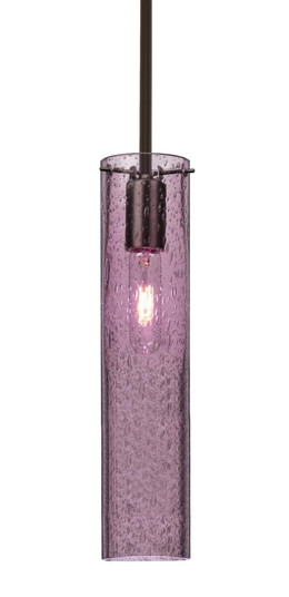 Besa, Juni 16 Stem Pendant, Plum Bubble, Bronze, 1x60W Medium Base (127|1TT-JUNI16PL-BR)