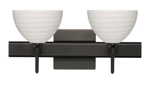 Besa Wall With SQ Canopy Brella Bronze Chalk 2x5W LED (127|2SW-4679KR-LED-BR-SQ)