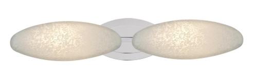 Besa Wall Aero Chrome Stucco 2x5W LED (127|2WM-2727ST-LED-CR)