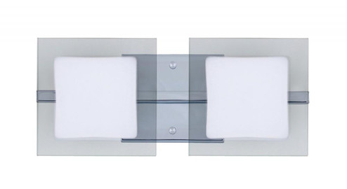 Besa Wall Alex Chrome Opal/Clear 2x5W LED (127|2WS-773539-LED-CR)