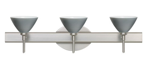 Besa Wall Domi Satin Nickel Titan 3x5W LED (127|3SW-1743TN-LED-SN)