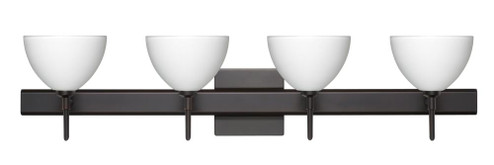 Besa Wall With SQ Canopy Brella Bronze White 4x5W LED (127|4SW-467907-LED-BR-SQ)