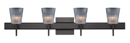 Besa Wall With SQ Canopy Nico 4 Bronze Clear Stone 4x5W LED (127|4SW-512500-LED-BR-SQ)