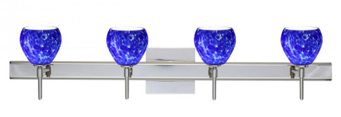 Besa Wall With SQ Canopy Tay Tay Chrome Blue Cloud 4x5W LED (127|4SW-560586-LED-CR-SQ)