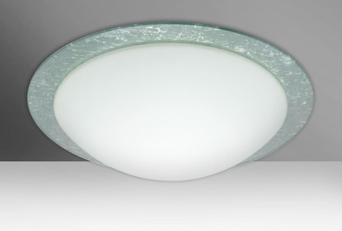 Besa Ceiling Ring 19 White/Silver Foil Ring 3x9W LED (127|9770SFC-LED)