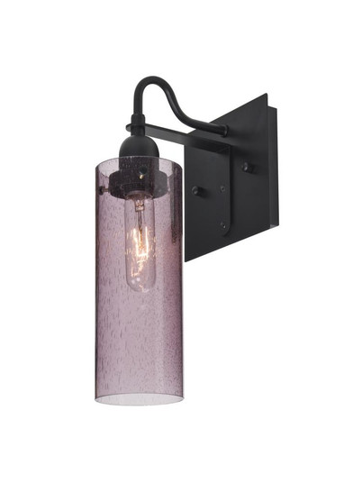 Besa Juni 10 Wall, Plum Bubble, Black Finish, 1x60W Medium Base (127|1WG-JUNI10PL-BK)