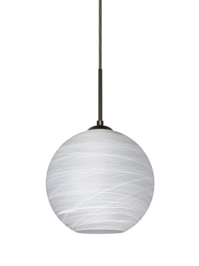 Besa Coco 8 Pendant, Cocoon, Bronze Finish, 1x9W LED (127|1JT-COCO860-LED-BR)